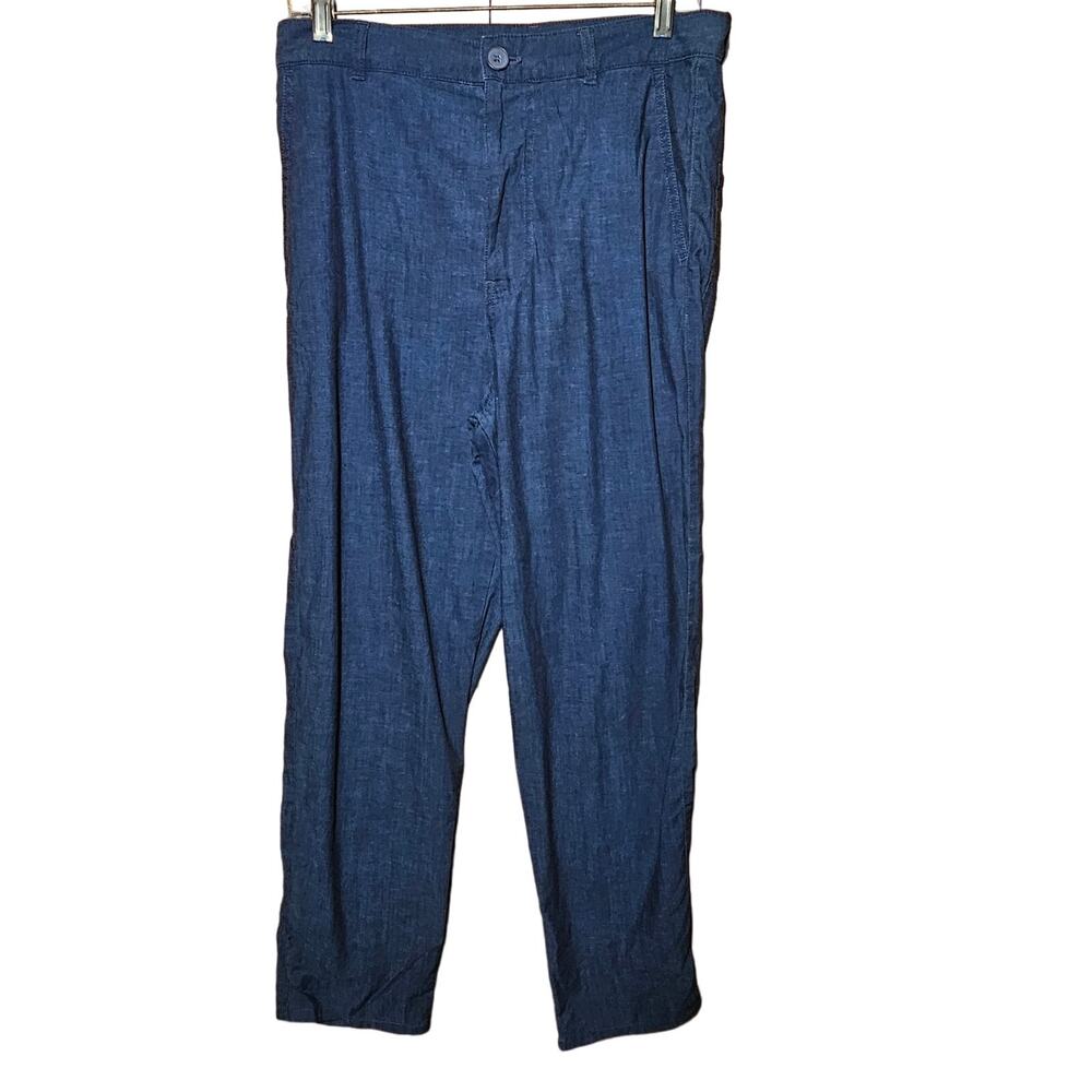 Blue Cotton Dress Pants with Pockets Size 6